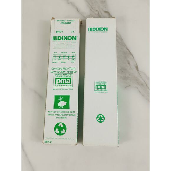 Dixon Oriole #287 #287 24 Pencils Crayons #2/HB Made USA x2 Boxes Vintage - Picture 3 of 10